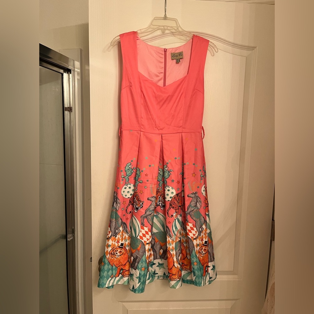 Lindy Bop circus print dress